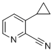 3-CYCLOPROPYLPYRIDINE-2-CARBONITRILE CAS#: 878805-22-2