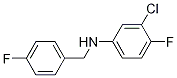 3-Chloro-4-fluoro-N-(4-fluorobenzyl)aniline, 97% CAS#: 869952-62-5