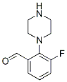 3-FLUORO-2-(1-PIPERAZINO)-BENZALDEHYDE CAS#: 883543-00-8