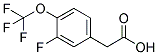 3-FLUORO-4-(TRIFLUOROMETHOXY)PHENYLACETIC ACID CAS#: 886761-70-2