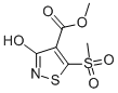 3-HYDROXY-5-METHANESULFONYL-ISOTHIAZOLE-4-CARBOXYLIC ACID METHYL ESTER CAS#: 878477-24-8