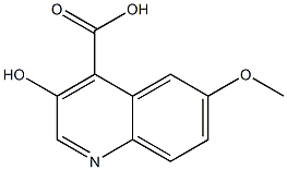 3-Hydroxy-6-methoxy-quinoline-4-carboxylic acid CAS#: 857758-51-1