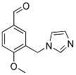 3-IMIDAZOL-1-YLMETHYL-4-METHOXY-BENZALDEHYDE CAS#: 883543-97-3