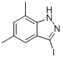 3-IODO-5,7-DIMETHYL (1H)INDAZOLE CAS#: 847906-31-4