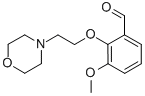 3-METHOXY-2-(2-MORPHOLIN-4-YL-ETHOXY)-BENZALDEHYDE CAS#: 883546-13-2