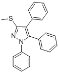 3-METHYLTHIO-1,4,5-TRIPHENYL-1H-PYRAZOLE CAS#: 871110-16-6