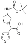 (3-N-BOC-AMINO-PYRROLIDIN-1-YL)-THIOPHEN-3-YL-ACETIC ACID CAS#: 885276-40-4