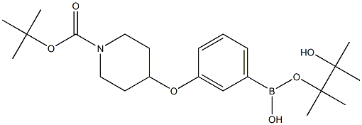 3-(N-BOC-Piperidin-4-yloxy)phenylboronic acid pinacol ester CAS#: 864136-41-4