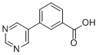 3-PYRIMIDIN-5-YL-BENZOIC ACID CAS#: 852180-74-6