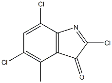 3-Pseudoindolone, 2,5,7-trichloro-4-methyl- (3CI) CAS#: 858836-60-9