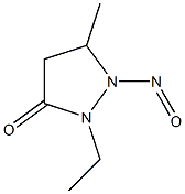 3-Pyrazolidone, 2-ethyl-5-methyl-1-nitroso- (1CI) CAS#: 859955-31-0