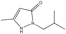 3-Pyrazolin-5-one, 1-isobutyl-3-methyl- (5CI) CAS#: 857989-07-2
