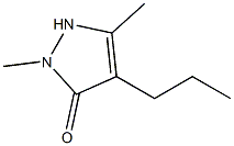 3-Pyrazolin-5-one, 1,3-dimethyl-4-propyl- (5CI) CAS#: 856847-74-0
