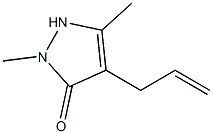 3-Pyrazolin-5-one, 4-allyl-1,3-dimethyl- (5CI) CAS#: 856847-41-1
