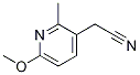 3-Pyridineacetonitrile, 6-Methoxy-2-Methyl- CAS#: 853569-73-0