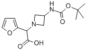 (3-TERT-BUTOXYCARBONYLAMINO-AZETIDIN-1-YL)-FURAN-2-YL-ACETIC ACID CAS#: 885276-12-0