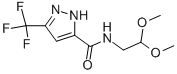 3-(TRIFLUOROMETHYL)-N-(2,2-DIMETHOXYETHYL)-1H-PYRAZOLE-5-CARBOXAMIDE CAS#: 877402-80-7