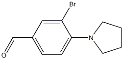 3-broMo-4-(pyrrolidin-1-yl)benzaldehyde CAS#: 869952-70-5