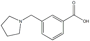 3-(pyrrolidin-1-ylmethyl)benzoic acid CAS#: 884507-41-9