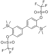 3,3''-BIS-(TRIMETHYLSILYL)BIPHENYL-4,4''-DIYL BIS(TRIFLUOROMETHANESULFONATE) CAS#: 828282-80-0