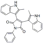 3,4-BIS-(2-METHYL-1H-INDOL-3-YL)-1-PHENYL-PYRROLE-2,5-DIONE CAS#: 877383-29-4
