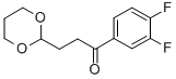 3',4'-DIFLUORO-3-(1,3-DIOXAN-2-YL)-PROPIOPHENONE CAS#: 884504-28-3