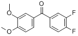 3,4-DIFLUORO-3',4'-DIMETHOXYBENZOPHENONE CAS#: 845781-07-9