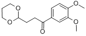 3',4'-DIMETHOXY-3-(1,3-DIOXAN-2-YL)-PROPIOPHENONE CAS#: 884504-43-2