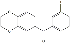3,4-(ETHYLENEDIOXY)-3'-IODOBENZOPHENONE CAS#: 878969-65-4