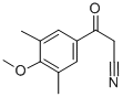 3,5-DIMETHYL-4-METHOXYBENZOYLACETONITRILE CAS#: 884504-21-6