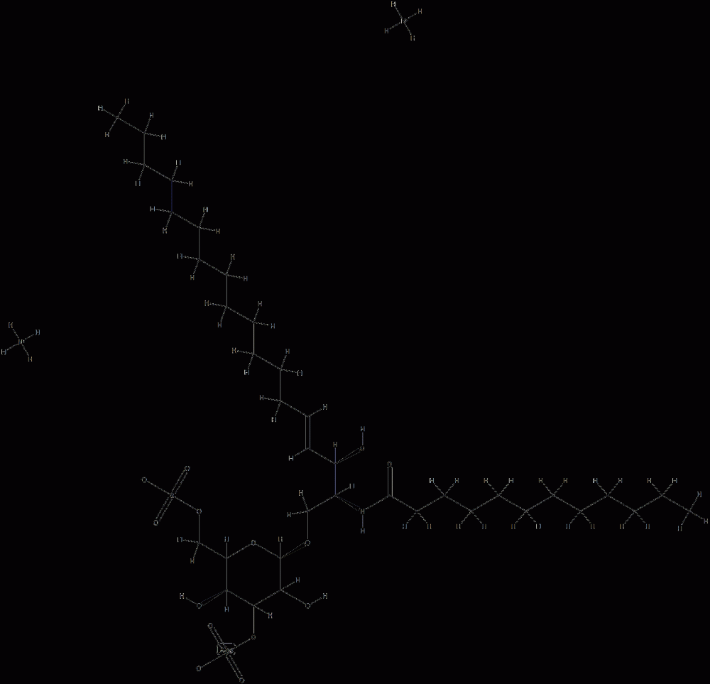 3,6-di-O-sulfo-D-galactosyl-1-1'-N-lauroyl-D-erythro-sphingosine (aMMoniuM salt) CAS#: 852043-40-4