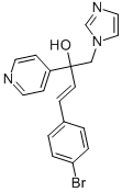 (3E)-4-(4-BROMOPHENYL)-1-(1H-IMIDAZOL-1-YL)-2-PYRIDIN-4-YLBUT-3-EN-2-OL CAS#: 847670-81-9