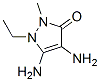 3H-Pyrazol-3-one, 4,5-diamino-1-ethyl-1,2-dihydro-2-methyl- CAS#: 857036-13-6