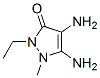 3H-Pyrazol-3-one, 4,5-diamino-2-ethyl-1,2-dihydro-1-methyl- CAS#: 857036-14-7