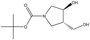 (3S,4S)-1-Boc-3-hydroxy-4-(hydroxymethyl)-pyrrolidine CAS#: 849935-87-1