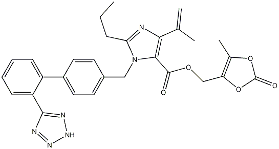 4-(1-Methylethenyl)-2-propyl-1-[[2'-(2H-tetrazol-5-yl)[1,1'-biphenyl]-4-yl]methyl]-1H-Imidazole-5-carboxylic acid(5-methyl-2-oxo-1,3-dioxol-4-yl)methylester CAS#: 879562-26-2