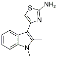 4-(1,2-DIMETHYL-1H-INDOL-3-YL)-THIAZOL-2-YLAMINE CAS#: 843622-17-3