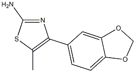 4-(1,3-benzodioxol-5-yl)-5-methyl-1,3-thiazol-2-amine CAS#: 850852-86-7