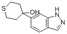 4-(1H-INDAZOL-6-YL)-TETRAHYDRO-THIOPYRAN-4-OL CAS#: 885272-21-9