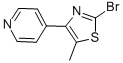4-(2-BROMO-5-METHYL-THIAZOL-4-YL)-PYRIDINE CAS#: 886371-04-6