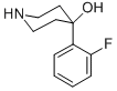 4-(2-FLUORO-PHENYL)-PIPERIDIN-4-OL CAS#: 871113-19-8