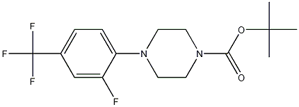 4-(2-Fluoro-4-trifluoromethylphenyl)piperazine-1-carboxylic acid tert-butyl ester CAS#: 847547-01-7