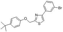 4-(3-BROMO-PHENYL)-2-(4-TERT-BUTYL-PHENOXYMETHYL)-THIAZOLE CAS#: 864685-50-7