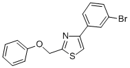 4-(3-BROMO-PHENYL)-2-PHENOXYMETHYL-THIAZOLE CAS#: 864685-49-4
