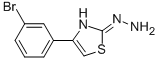 4-(3-BROMOPHENYL)-2(3H)-THIAZOLONE HYDRAZONE CAS#: 886495-13-2