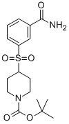 4-(3-CARBAMOYL-BENZENESULFONYL)-PIPERIDINE-1-CARBOXYLIC ACID TERT-BUTYL ESTER CAS#: 887591-35-7