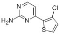 4-(3-CHLORO-2-THIENYL)-2-PYRIMIDINAMINE CAS#: 855308-67-7