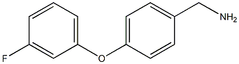 4-(3-Fluorophenoxy)benzyl amine CAS#: 864263-03-6