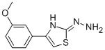 4-(3-METHOXYPHENYL)-2(3H)-THIAZOLONE HYDRAZONE CAS#: 886495-50-7