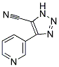 4-(3-PYRIDYL)-1H-1,2,3-TRIAZOLE-5-CARBONITRILE CAS#: 884504-69-2